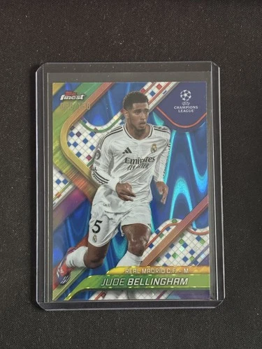 Jude Bellingham 2024 Topps Finest Blue Wave Refractor /150