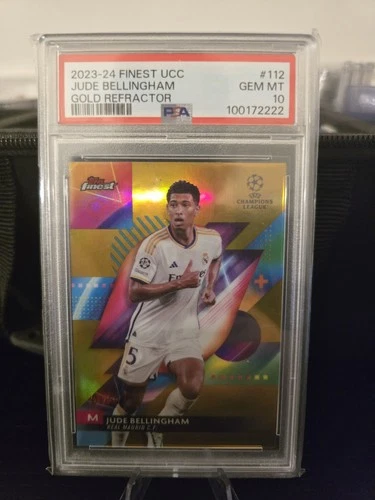 Jude Bellingham 2023 Topps Finest Gold /50
