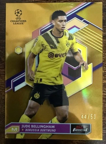 Jude Bellingham 2023 Topps Finest Gold Refractor /50