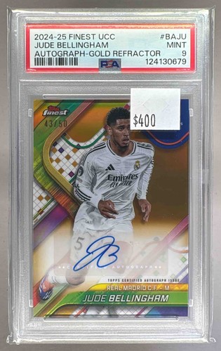 Jude Bellingham 2024 Topps Finest Gold Refractor /50