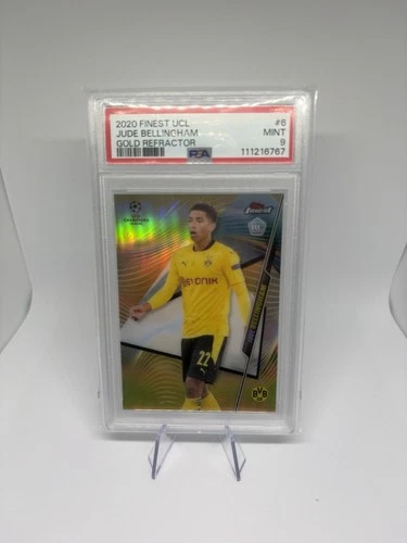 Jude Bellingham 2020 Topps Finest Gold Wave Refractor /50