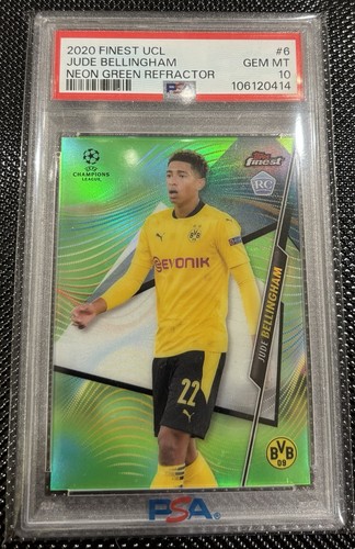 Jude Bellingham 2021 Topps Finest Green Refractor /99