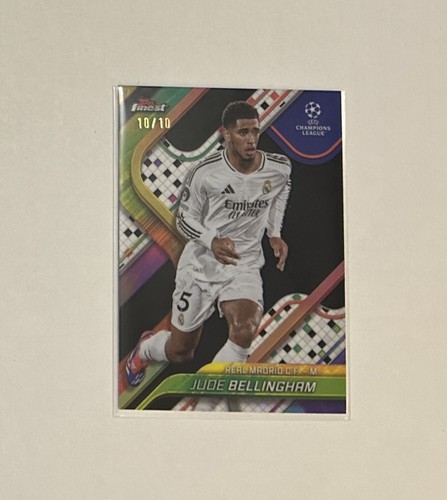 Jude Bellingham 2024 Topps Finest Noir /10