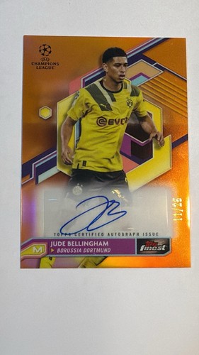 Jude Bellingham 2023 Topps Finest Orange /25