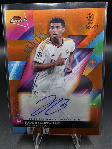 Jude Bellingham 2023 Topps Finest Orange Refractor /25