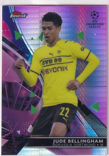 Jude Bellingham 2022 Topps Finest Pink Refractor 33/125