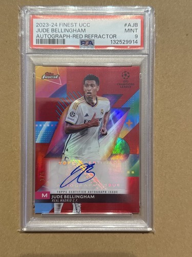 Jude Bellingham 2023 Topps Finest Red /5