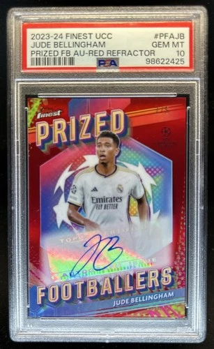 Jude Bellingham 2023 Topps Finest Red Refractor /5