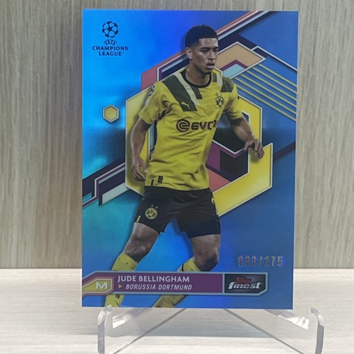 Jude Bellingham 2023 Topps Finest Sky Blue Refractor /275