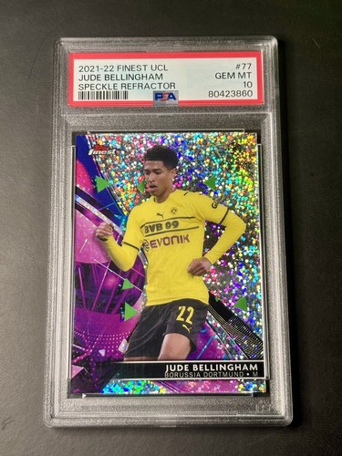 Jude Bellingham 2021 Topps Finest Speckle Refractor /175