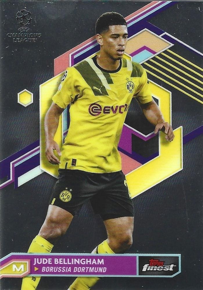 Jude Bellingham 2022 Topps Finest UEFA 22