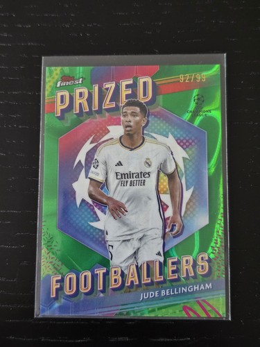 Jude Bellingham 2023 Topps Finest Verde Refractor /99