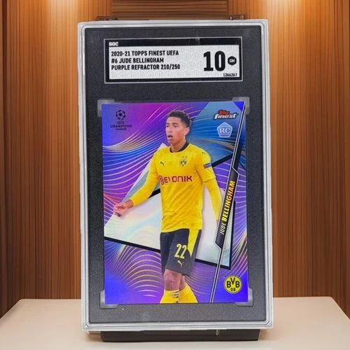 Jude Bellingham 2020 Topps Finest Violet Refractor /250