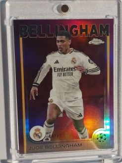 Jude Bellingham 2024 Topps Flagship Refractor /75