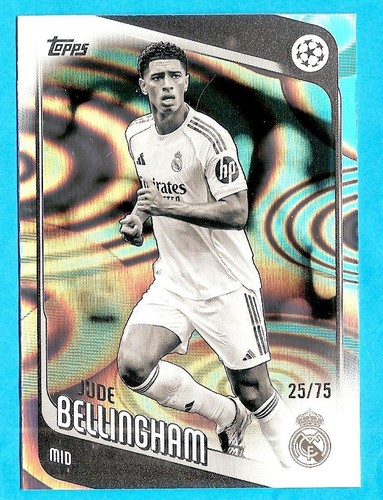 Jude Bellingham 2025 Topps Flagship UEFA /75