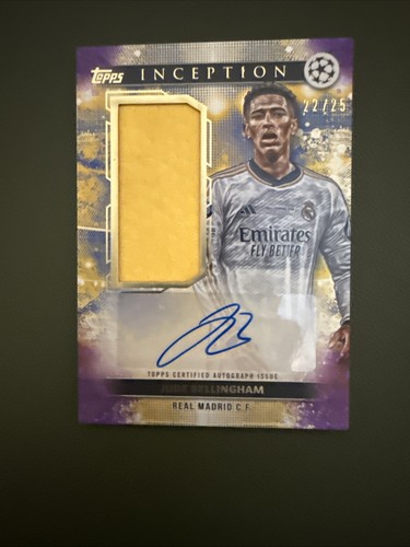 Jude Bellingham 2025 Topps Inception Viola /25