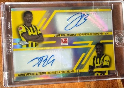 Multiple: Jude Bellingham, Jamie Bynoe-Gittens 2022 Topps Chrome /75