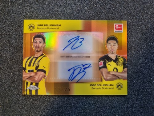Jude Bellingham & Jobe Bellingham 2026 Topps Bundesliga Chrome /25