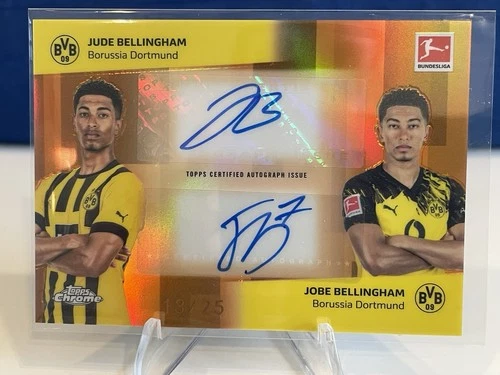 Jude Bellingham / Jobe Bellingham 2025 Topps Cromo Bundesliga Orange /25