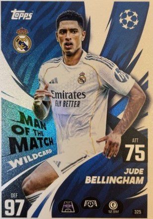 Jude Bellingham 2025 Topps Match Attax UEFA