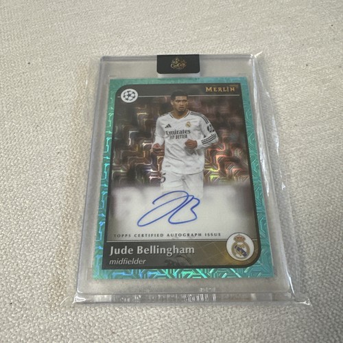 Jude Bellingham 2024 Topps Merlin Chrome Aqua /75