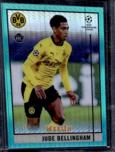 Jude Bellingham 2020 Topps Merlin Chrome Aqua Prism #31