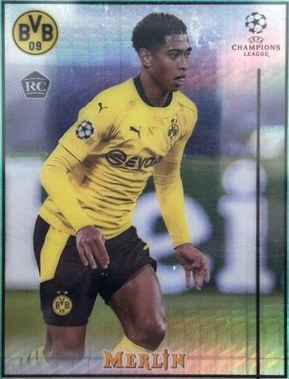 Jude Bellingham 2020 Topps Merlin Chrome Aqua Prism