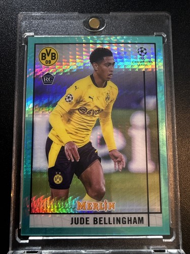 Jude Bellingham 2020 Topps Merlin Chrome Aqua Prisma Refractor #31