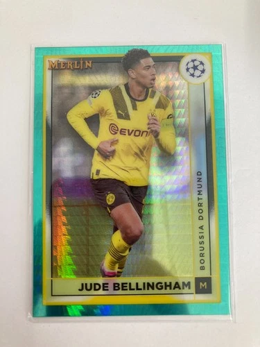 Jude Bellingham 2023 Topps Merlin Chrome Aqua Prizm