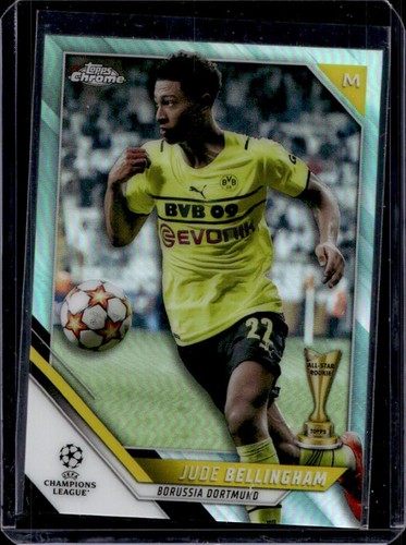 Jude Bellingham 2021 Topps Merlin Chrome Aqua Refractor /199