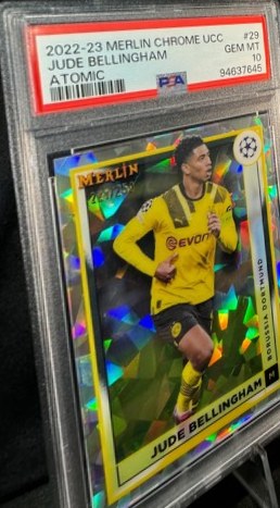 Jude Bellingham 2022 Topps Merlin Chrome Atomic Refractor /250