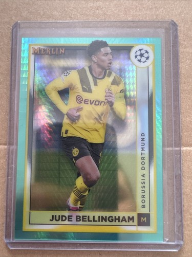 Jude Bellingham 2023 Topps Merlin Chrome Blue Prism