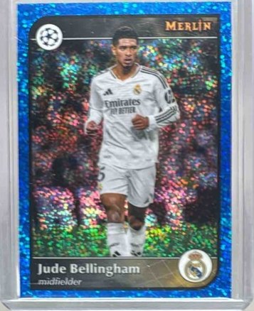 Jude Bellingham 2024 Topps Merlin Chrome Blue Refractor /150