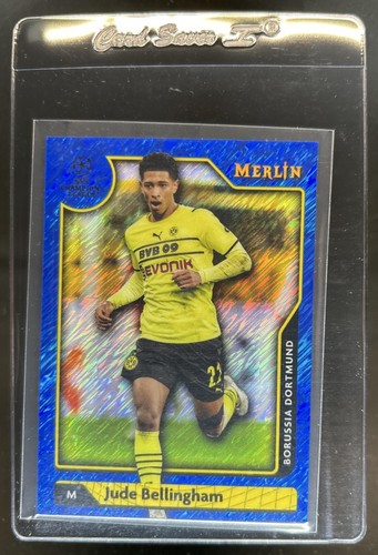 Jude Bellingham 2021 Topps Merlin Chrome Blue Refractor /75