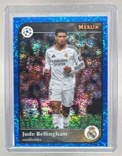 Jude Bellingham 2024 Topps Merlin Chrome Blue Speckle Refractor /150