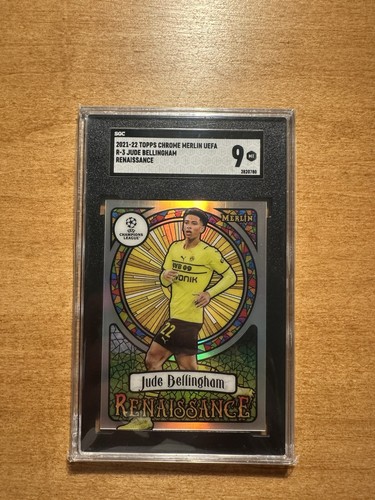 Jude Bellingham 2021 Topps Merlin Chrome Colored Glass /3