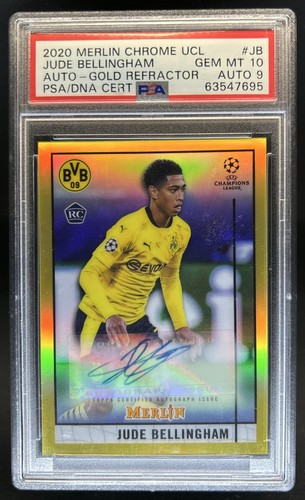 Jude Bellingham 2020 Topps Merlin Chrome Gold /50
