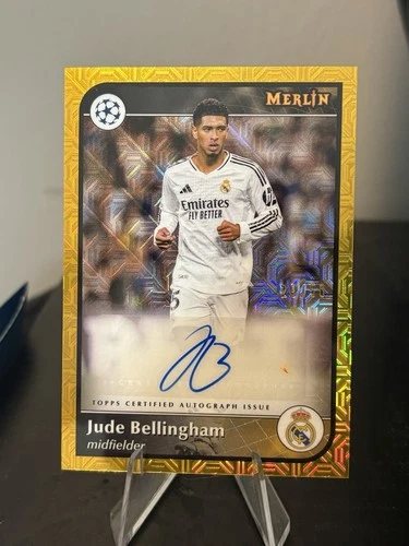 Jude Bellingham 2024 Topps Merlin Chrome Gold Mojo /50
