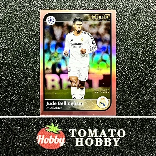 Jude Bellingham 2024 Topps Merlin Chrome Gold Refractor /250