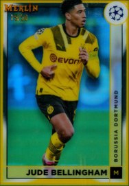 Jude Bellingham 2022 Topps Merlin Chrome Gold Refractor /50