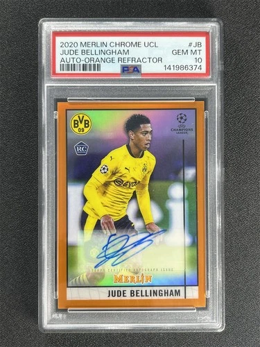Jude Bellingham 2021 Topps Merlin Chrome Orange 25/25