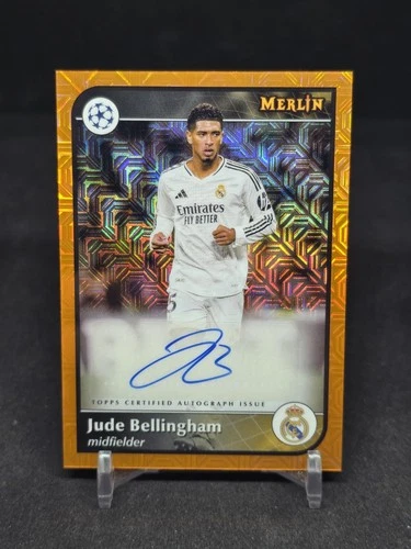 Jude Bellingham 2024 Topps Merlin Chrome Orange Geometric /25