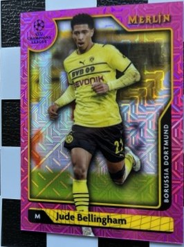 Jude Bellingham 2021 Topps Merlin Chrome Pink /275