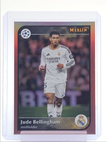 Jude Bellingham 2024 Topps Merlin Chrome Pink Gold /250