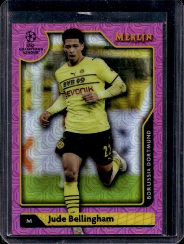 Jude Bellingham 2021 Topps Merlin Chrome Pink Mojo /275
