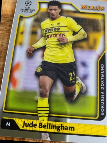 Jude Bellingham 2021 Topps Merlin Chrome Refractor