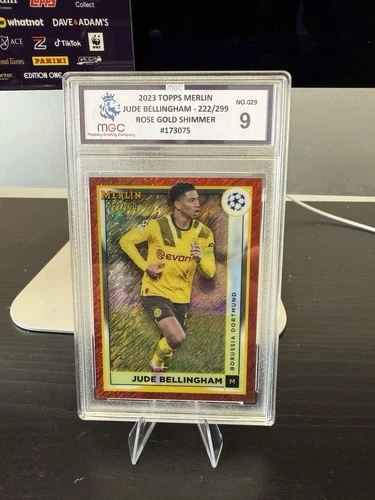 Jude Bellingham 2023 Topps Merlin Chrome Rose Gold Shimmer /299