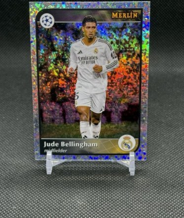 Jude Bellingham 2024 Topps Merlin Chrome Speckle Refractor