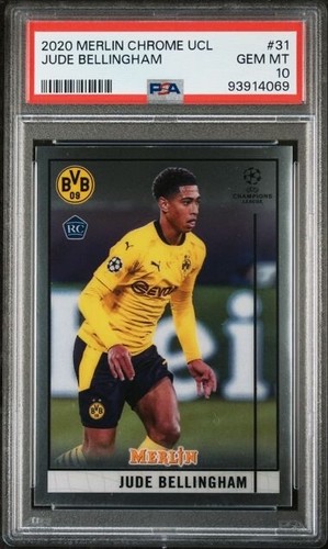 Jude Bellingham 2020 Panini Merlin Chrome UCL #31