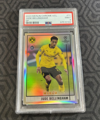 Jude Bellingham 2020 Panini Merlin Chrome UCL Refractor